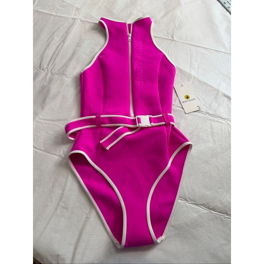NWT Body Glove Pink Undersea Express Yourself One Piece Swimsuit Size XS New